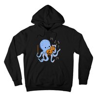 Octopus Playing Violin Hoodie