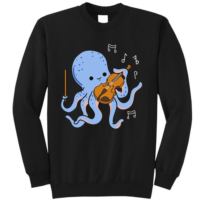 Octopus Playing Violin Sweatshirt