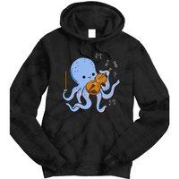 Octopus Playing Violin Tie Dye Hoodie