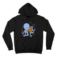 Octopus Playing Violin Tall Hoodie