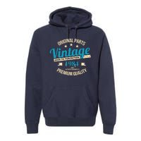 Original Parts Vintage 1984 40th Birthday Premium Hoodie