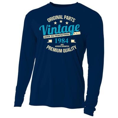 Original Parts Vintage 1984 40th Birthday Cooling Performance Long Sleeve Crew