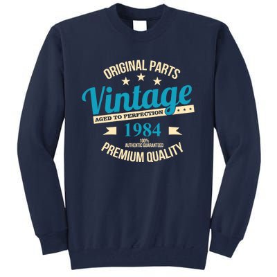 Original Parts Vintage 1984 40th Birthday Tall Sweatshirt