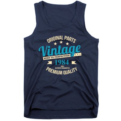 Original Parts Vintage 1984 40th Birthday Tank Top