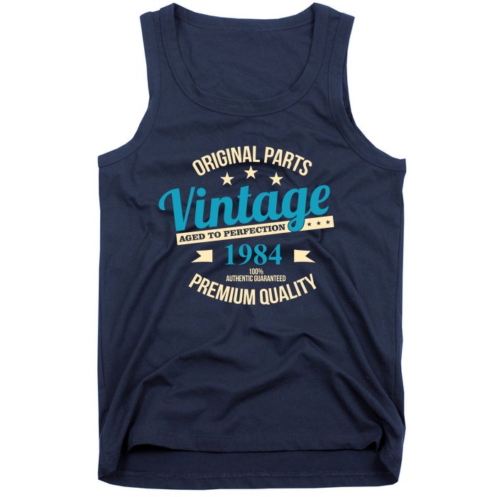 Original Parts Vintage 1984 40th Birthday Tank Top