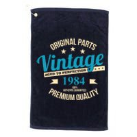 Original Parts Vintage 1984 40th Birthday Platinum Collection Golf Towel