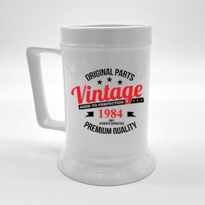 Original Parts Vintage 1984 40th Birthday Beer Stein