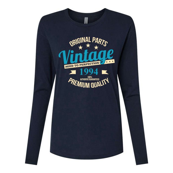 Original Parts Vintage 1994 30th Birthday Womens Cotton Relaxed Long Sleeve T-Shirt