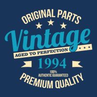 Original Parts Vintage 1994 30th Birthday Flatbill Hat