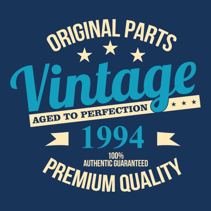 Original Parts Vintage 1994 30th Birthday Flatbill Hat