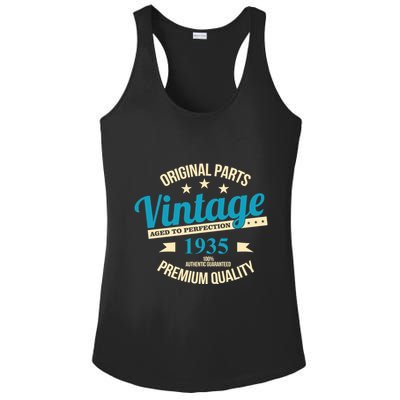 Original Parts Vintage 1935 90th Birthday Ladies PosiCharge Competitor Racerback Tank