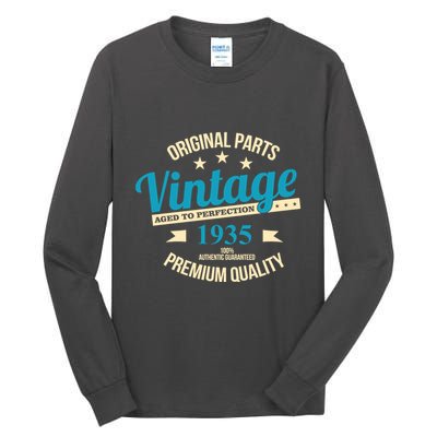 Original Parts Vintage 1935 90th Birthday Tall Long Sleeve T-Shirt