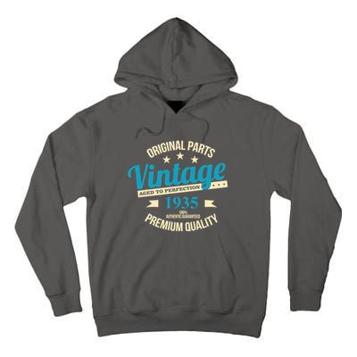 Original Parts Vintage 1935 90th Birthday Tall Hoodie