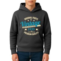 Original Parts Vintage 1935 90th Birthday Kids Hoodie