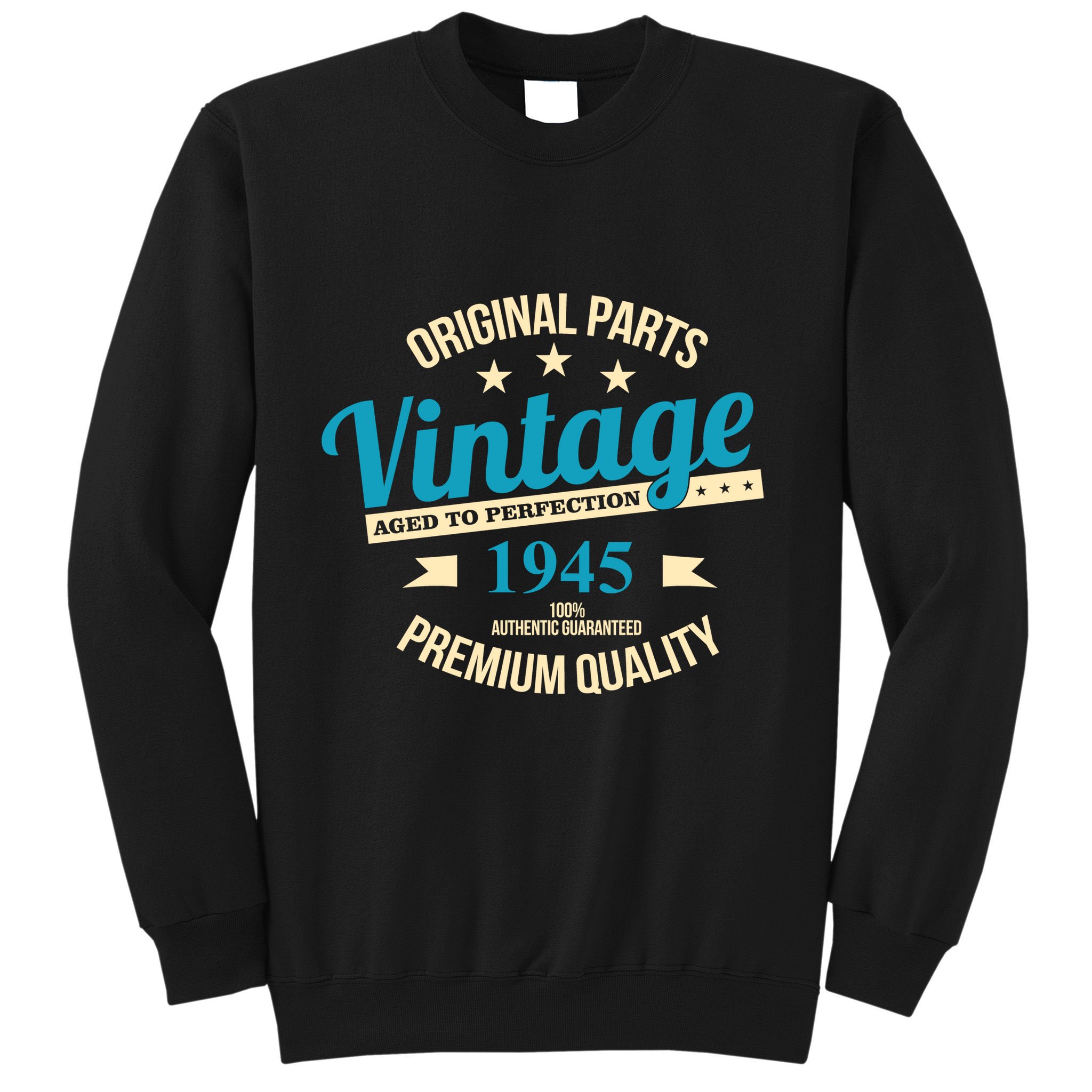Original Parts Vintage 1945 80th Birthday Sweatshirt