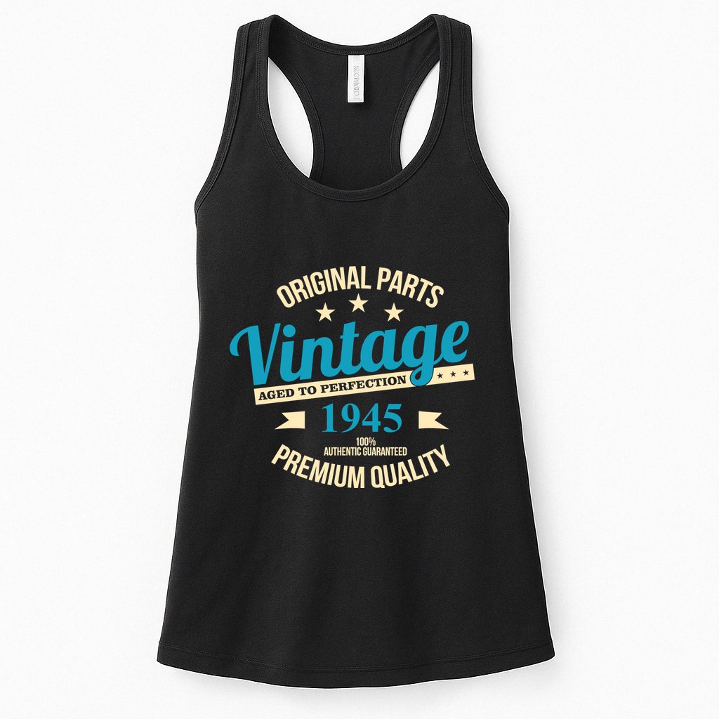 Original Parts Vintage 1945 80th Birthday Womens Tank Top