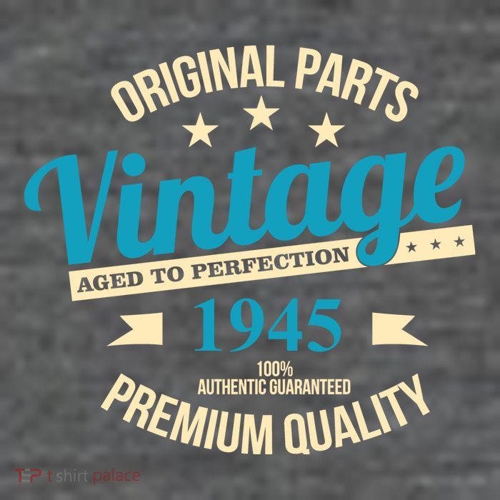Original Parts Vintage 1945 80th Birthday Tall T-Shirt