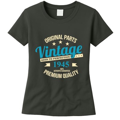 Original Parts Vintage 1945 80th Birthday Womens T-Shirt