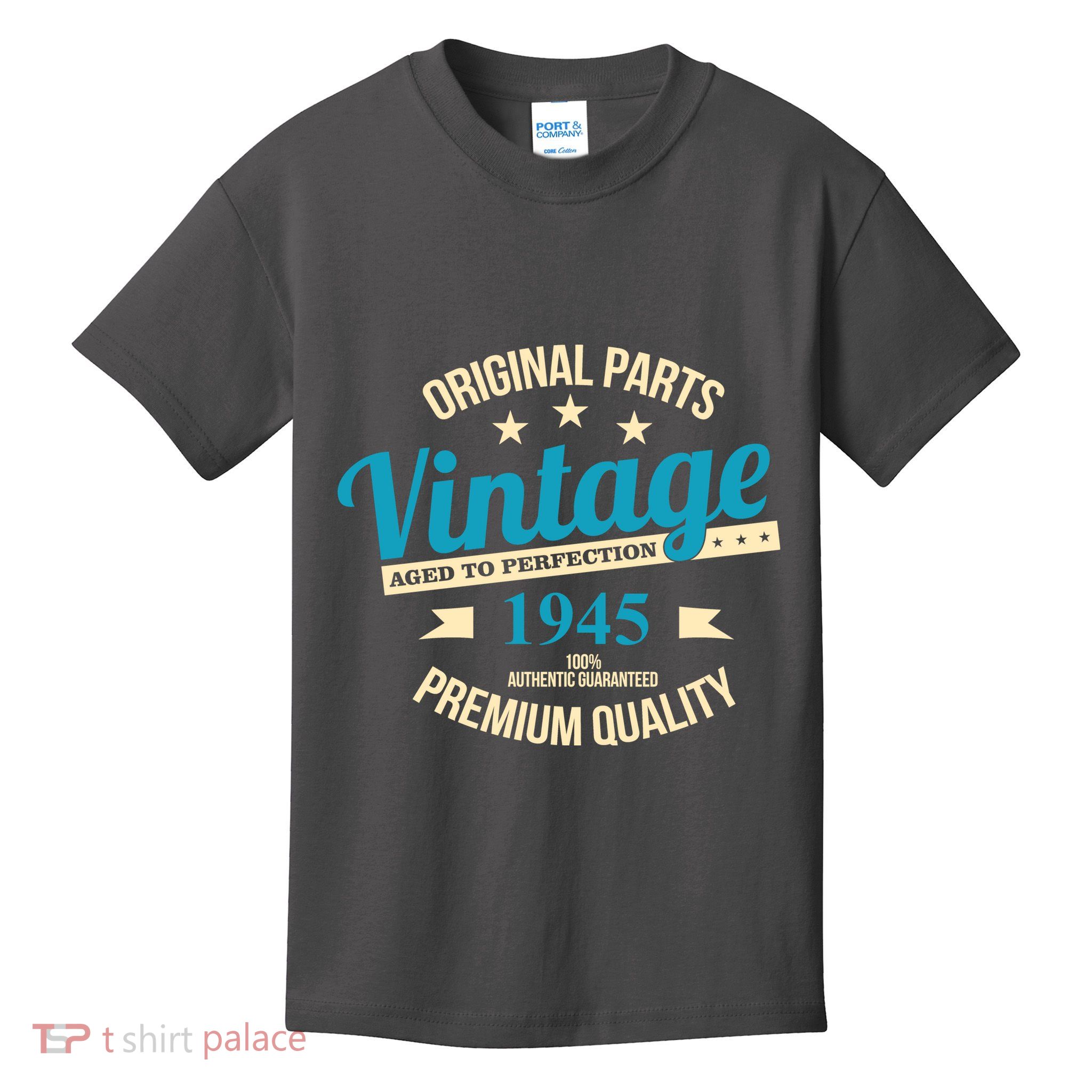 Original Parts Vintage 1945 80th Birthday Kids T-Shirt