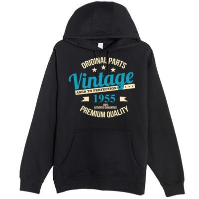 Original Parts Vintage 1955 70th Birthday Premium Pullover Hoodie
