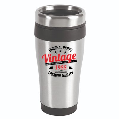 Original Parts Vintage 1955 70th Birthday 16oz Travel Tumbler