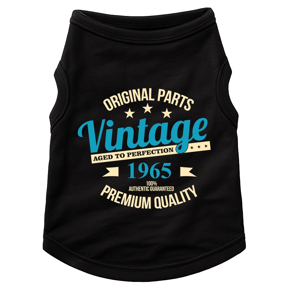 Original Parts Vintage 1965 60th Birthday Doggie Tank