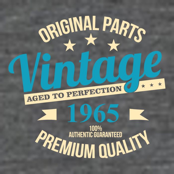 Original Parts Vintage 1965 60th Birthday Flatbill Hat