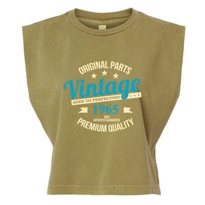 Original Parts Vintage 1965 60th Birthday Garment-Dyed Women's Muscle Tee
