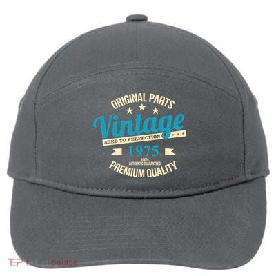 Original Parts Vintage 1975 50th Birthday 7-Panel Snapback Hat