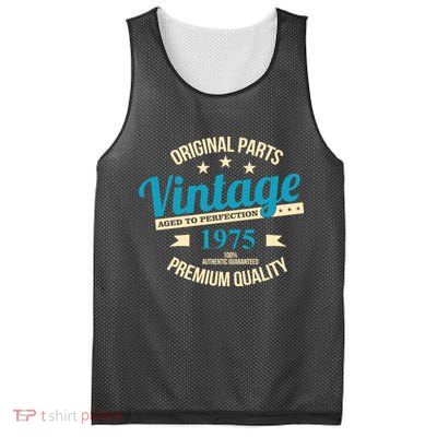 Original Parts Vintage 1975 50th Birthday Mesh Reversible Basketball Jersey Tank