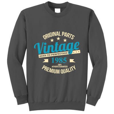 Original Parts Vintage 1985 40th Birthday Tall Sweatshirt