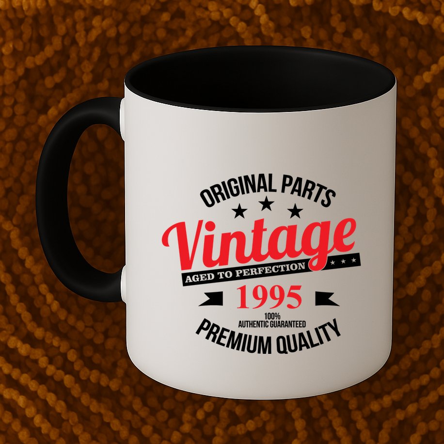 Original Parts Vintage 1995 30th Birthday Mug