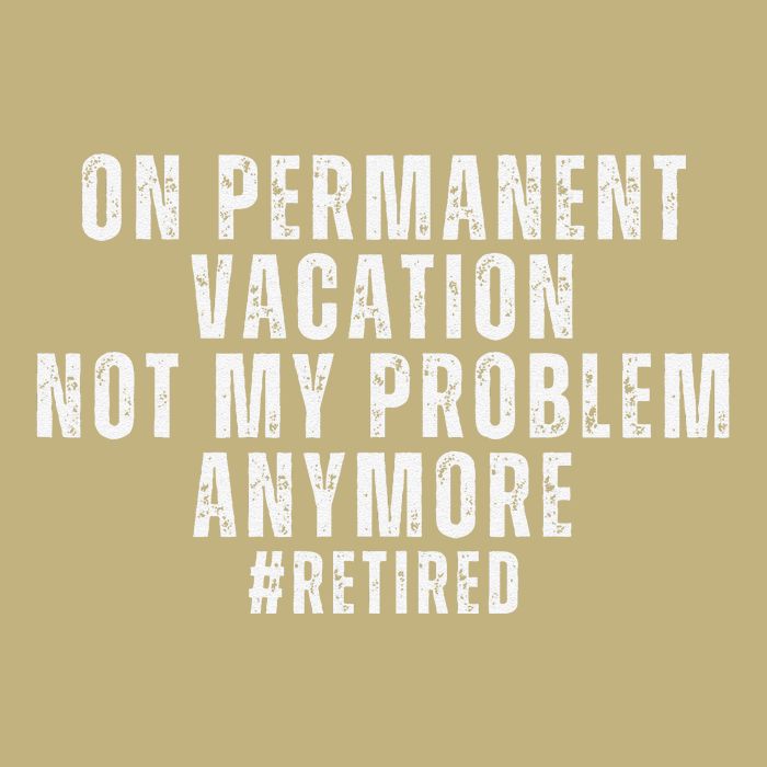 On Permanent Vacation Funny Retirement Retired 2025 Cooling Performance Crew T-Shirt