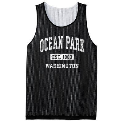 Ocean Park Washington Wa Vintage Athletic Sports Design Mesh Reversible Basketball Jersey Tank