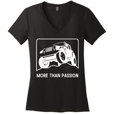 Off-Roading QUAD ATV Women's V-Neck T-Shirt