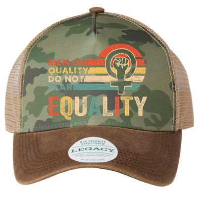 Of Quality Do Not Fear Equality Feminism Legacy Tie Dye Trucker Hat
