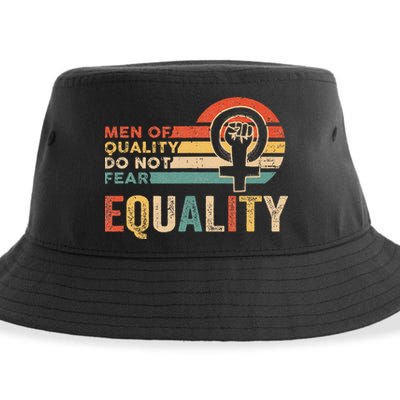 Of Quality Do Not Fear Equality Feminism Sustainable Bucket Hat