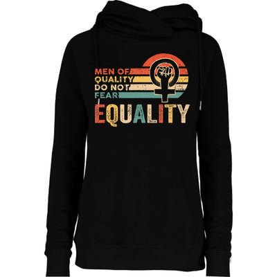 Of Quality Do Not Fear Equality Feminism Womens Funnel Neck Pullover Hood
