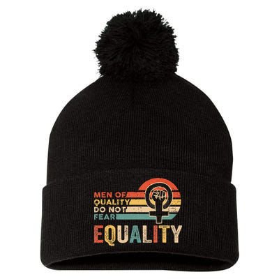 Of Quality Do Not Fear Equality Feminism Pom Pom 12in Knit Beanie