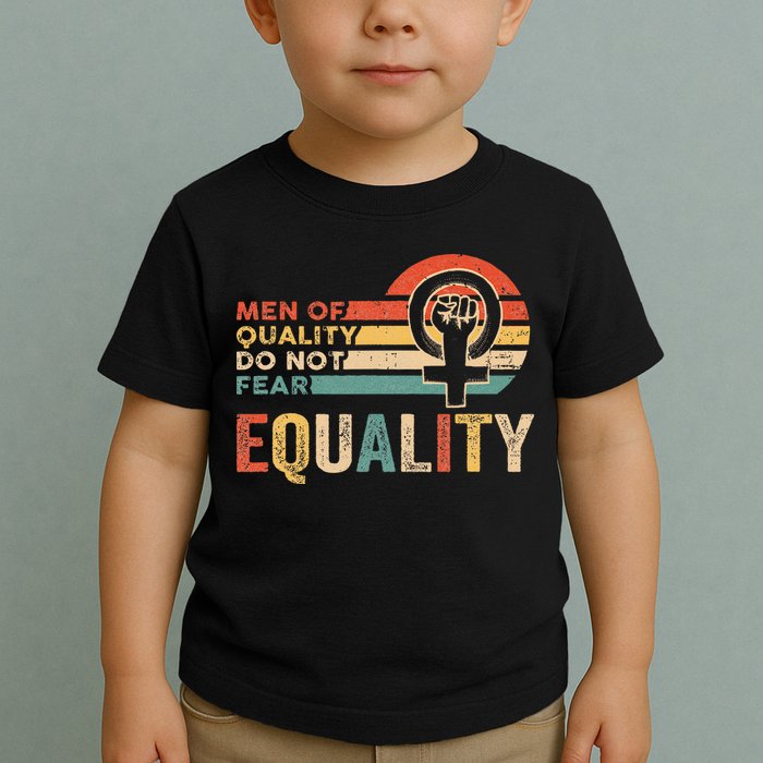 Of Quality Do Not Fear Equality Feminism Toddler T-Shirt