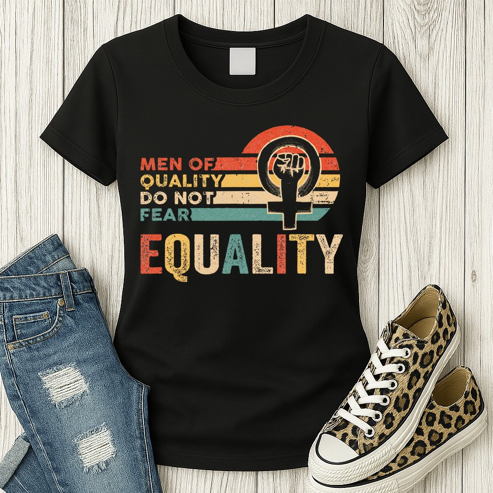 Of Quality Do Not Fear Equality Feminism Womens T-Shirt
