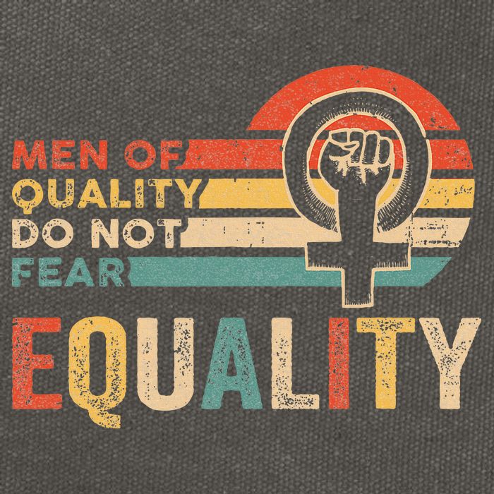 Of Quality Do Not Fear Equality Feminism Cotton Canvas Backpack