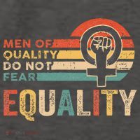 Of Quality Do Not Fear Equality Feminism Vector Backpack