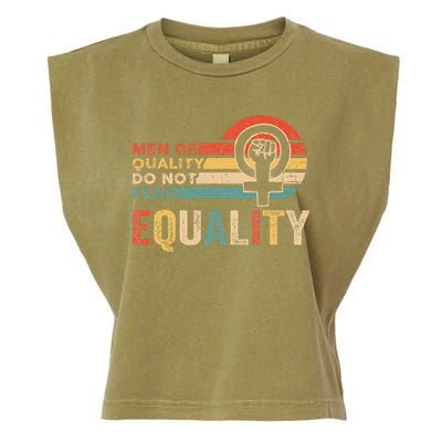 Of Quality Do Not Fear Equality Feminism Garment-Dyed Women's Muscle Tee