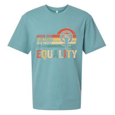 Of Quality Do Not Fear Equality Feminism Sueded Cloud Jersey T-Shirt