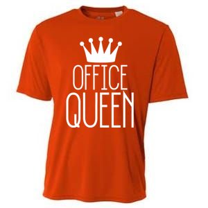 Office Queen Gift Funny Administrative Professionals Day Meaningful Gift Cooling Performance Crew T-Shirt