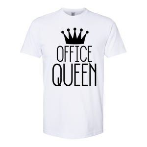 Office Queen Gift Funny Administrative Professionals Day Meaningful Gift Softstyle CVC T-Shirt