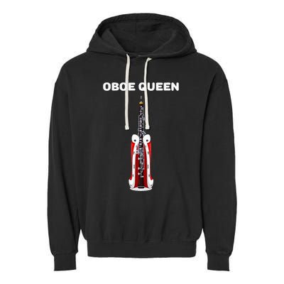 Oboe Queen Girl Oboe Oboist Oboe Garment-Dyed Fleece Hoodie