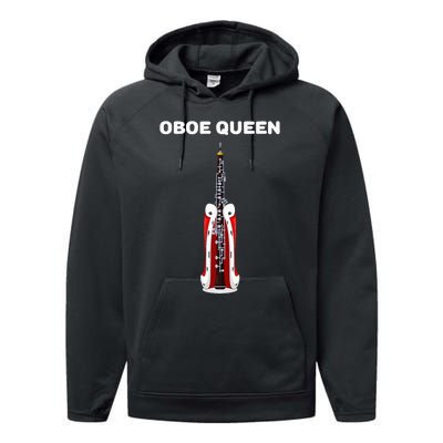 Oboe Queen Girl Oboe Oboist Oboe Performance Fleece Hoodie