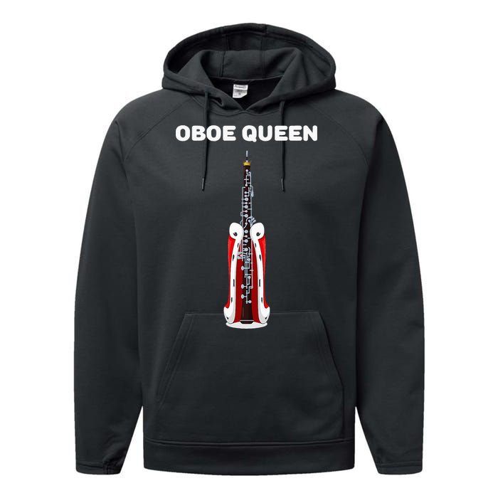 Oboe Queen Girl Oboe Oboist Oboe Performance Fleece Hoodie